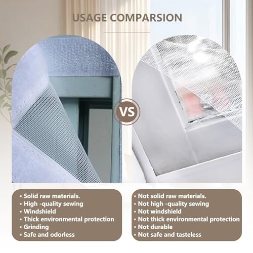Porte moustiquaire magnétique 130x220 cm blanche pour double porte - 4