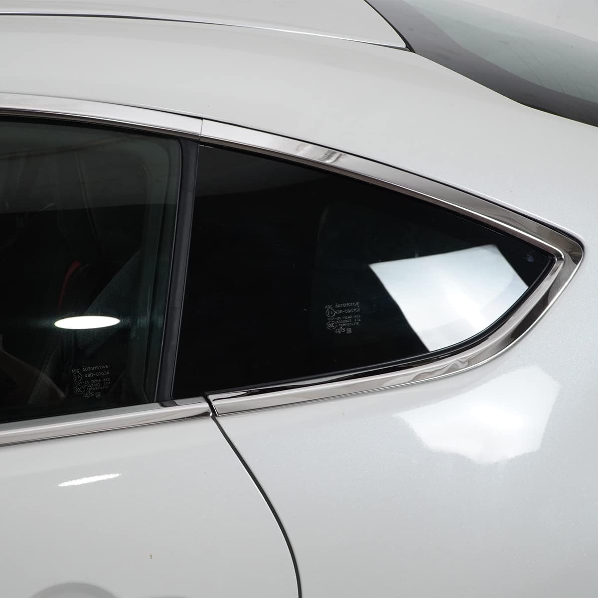 Window Molding Trim Fit for Compatible with Subaru BRZ 2022&Toyota GT86 2022, Window Seal Strip, Car Outside Anti-Scratch Window Seal Belt, 12 PCS (Bright Silver)
