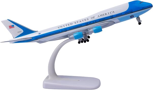 Airplane Model 1300 Scale American Plane Air Force One B747 Model Plane Model for Gift and Decoration