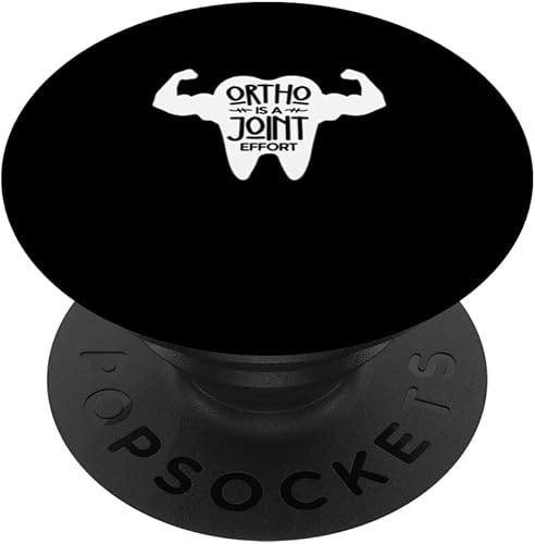 Ortho It's A Joint Effort Bone Humor Orthopedic Nurse Doctor PopSockets Swappable PopGrip