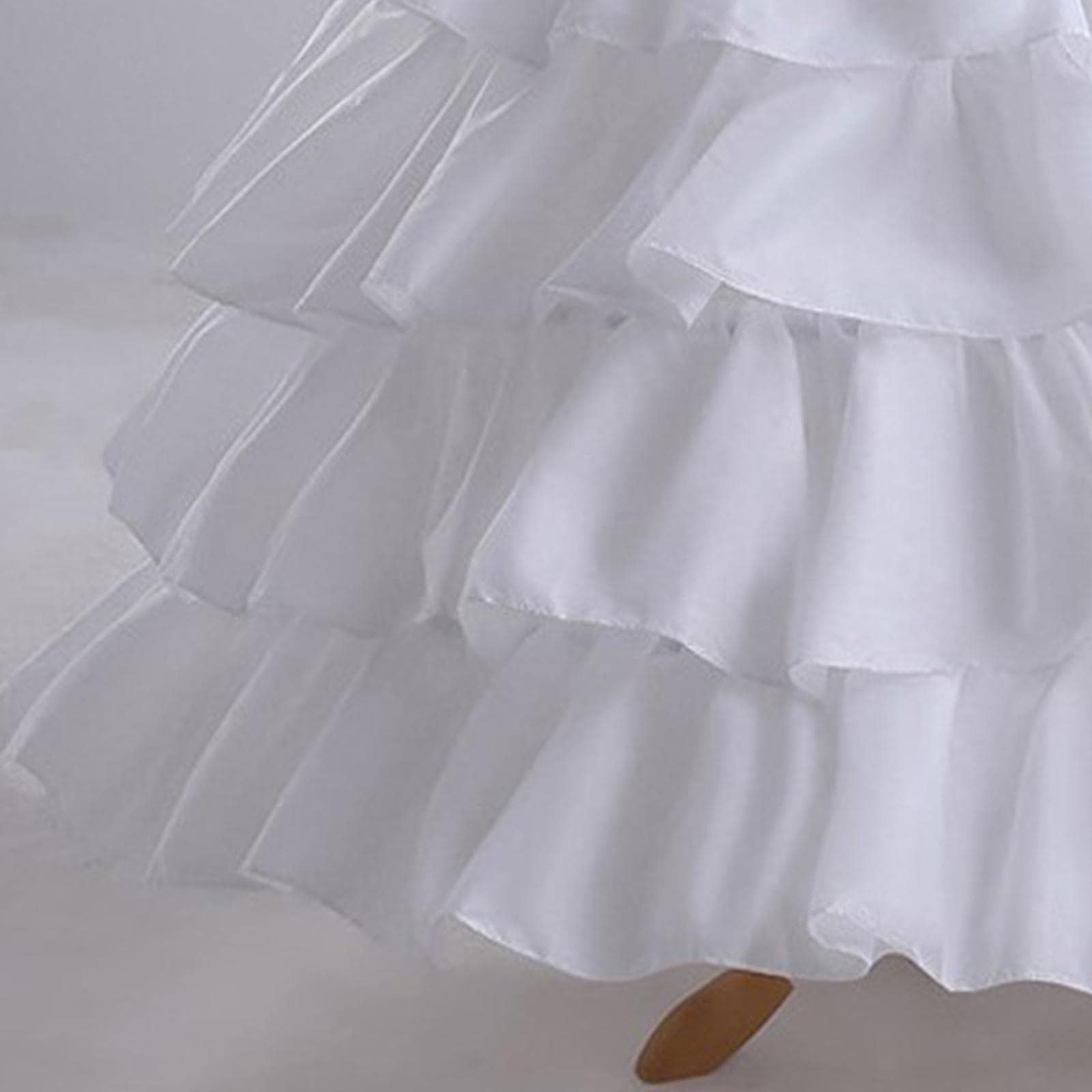 Jupon à Cerceau pour Robes de Mariée, Robes de Bal, Jupon, Accessoires de Mariage, Ceinture élastique pour Cosplay