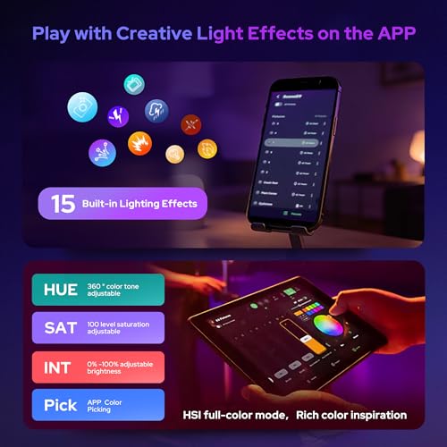 Aputure Amaran T2C RGBWW LED Tube Light 2500K to 7500K,Support APP and DMX Control (T2C 20W 23.6inch/60CM)