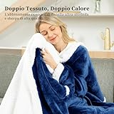 Zoom IMG-1 winthome coperta con maniche plaid Zoom IMG-1 winthome coperta con maniche plaid