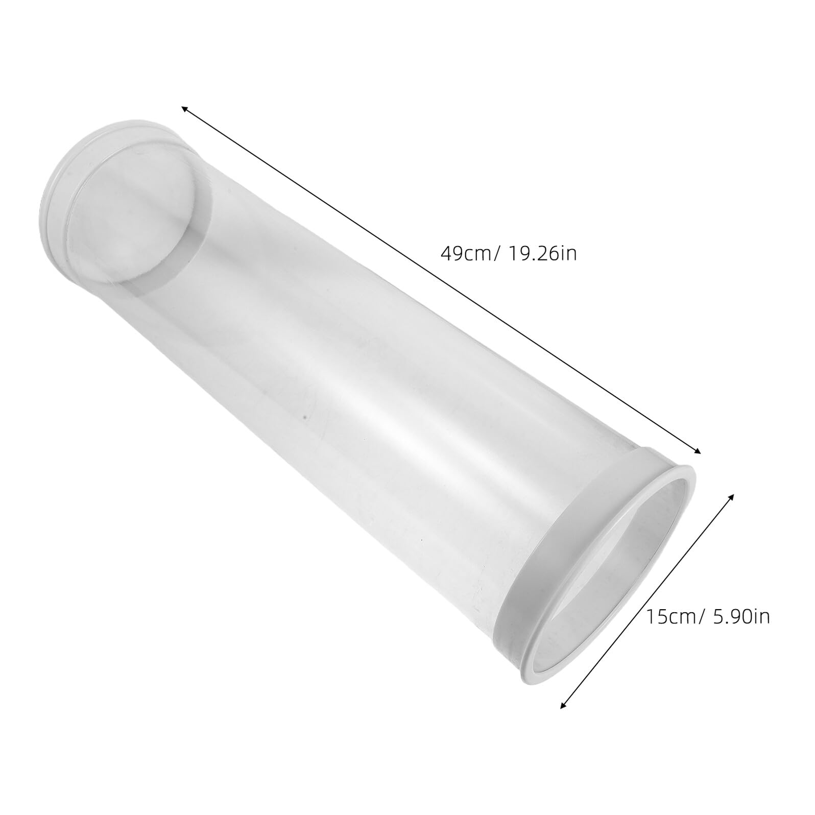 ERINGOGO Tube de Rangement Rigide pour Flotteurs de Pêche en PC Transparent Bouchons Étanches, Réglage Polyvalent pour Pêche en Bord de Mer en Extérieur