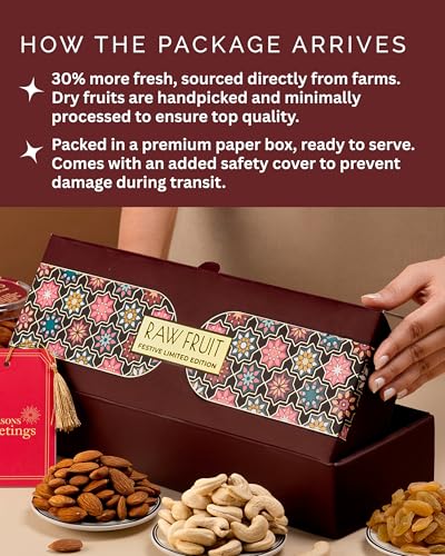 Image of HyperFoods Eid Mubarak Gift Box Cashews Almonds Walnuts 350 Grams Dry Fruits Gift Pack Ramzan Gift Hampers Dry Fruits Gifts Pack of 3 DryFruit Combo Pack DryFruits Pet Jars Pack of 3 Dryfruits