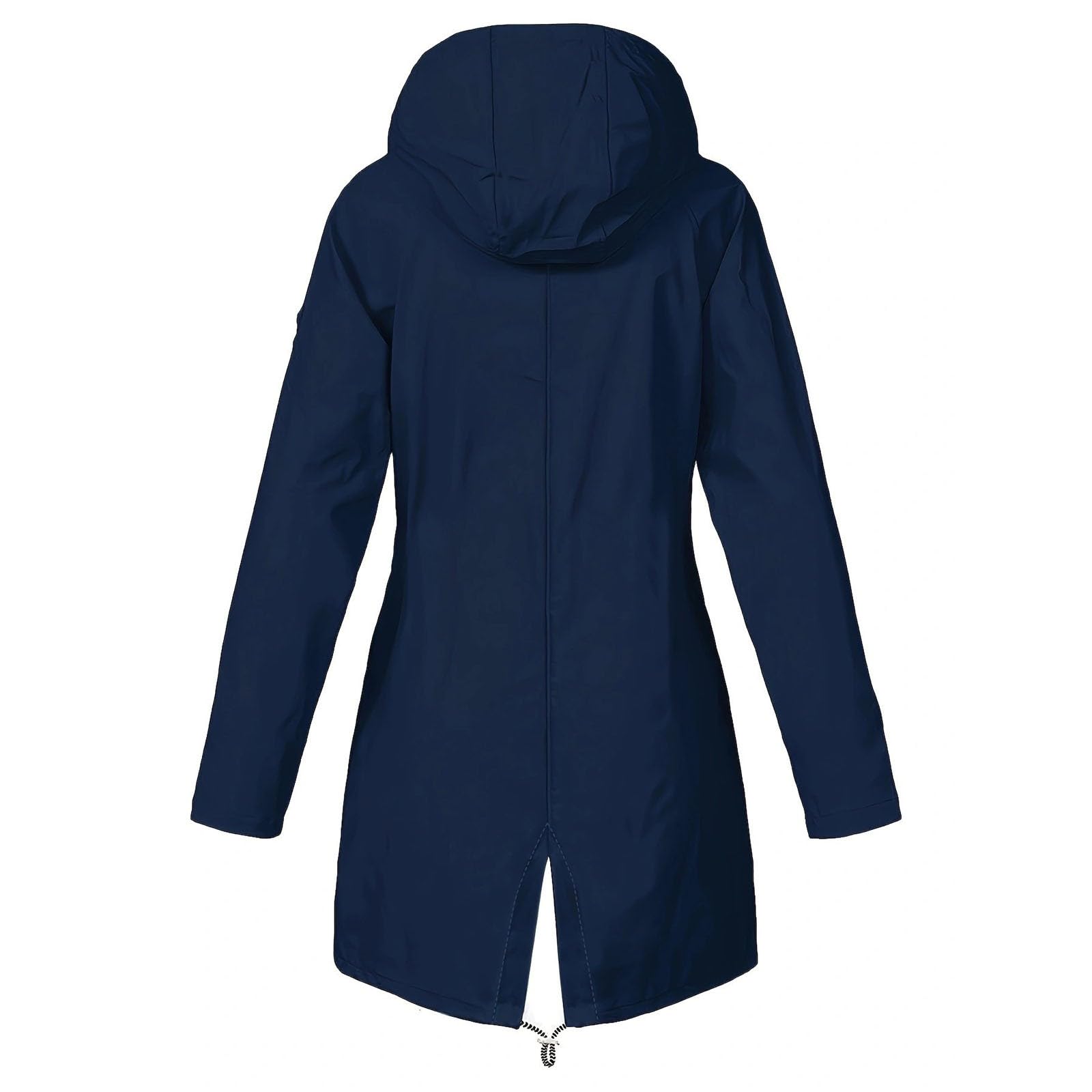 Giacca Antipioggia Da Donna Leggera Con Cappuccio Lungo, Impermeabile, Viaggio, Antivento, Trench Originale Antivento Bici Impermeabile Pieghevole Invernale Ciclismo Pioggia