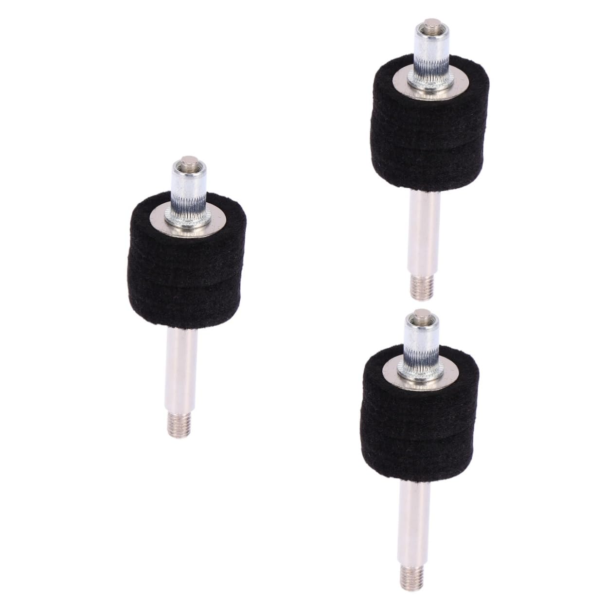 Abaodam 3pcs Drum Set Rack Mount Cymbal Screw Holder Drum Cymbal Stacker Mount for Drummers