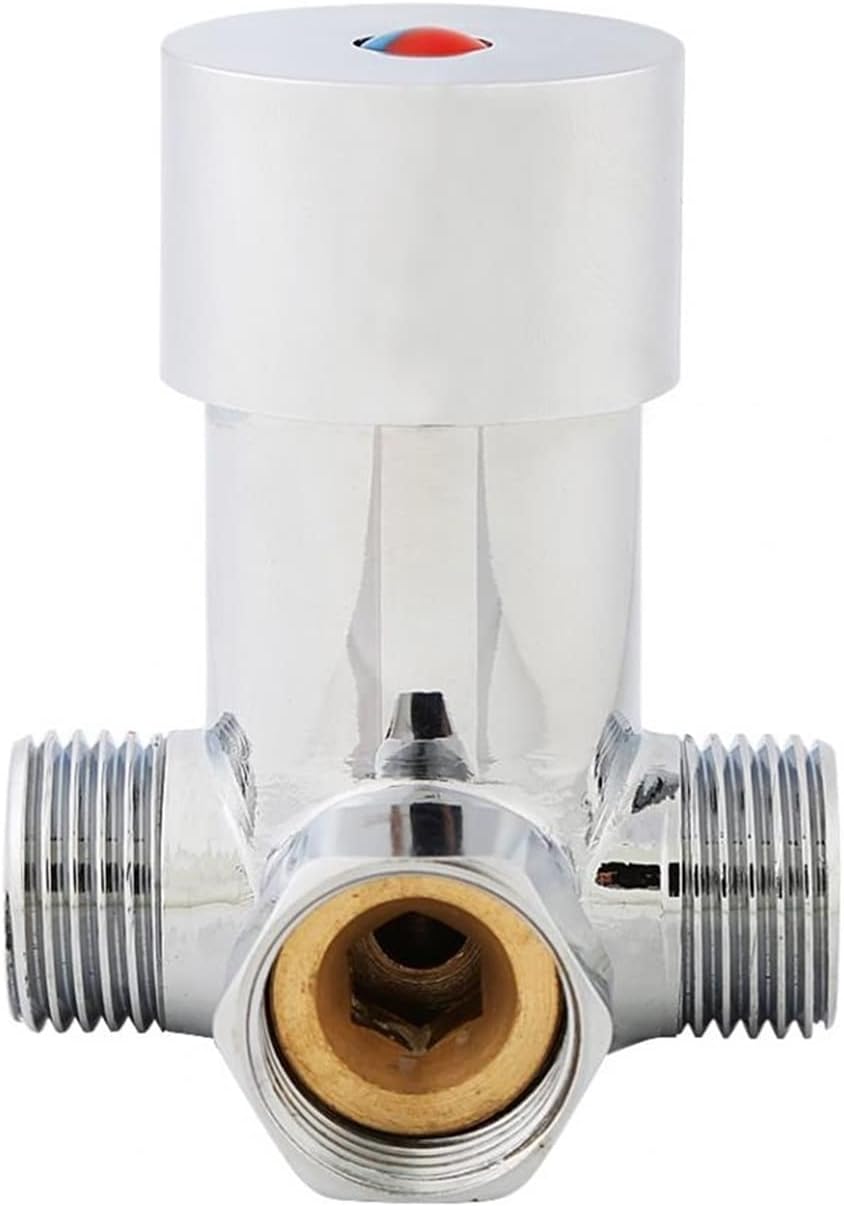 YANGQI yaoqijie G1/2 Hot Cold Water Mixing Valve Adjustable Temperature Control for Bathroom Shower Head Mixer Faucet Tap Accessories Lasting