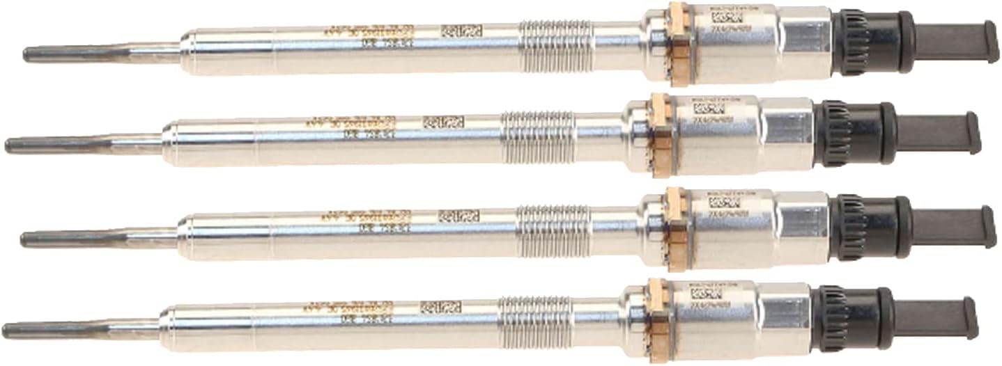 Genuine OEM Diesel Glow Plug Kit (Set of 4) Automotive