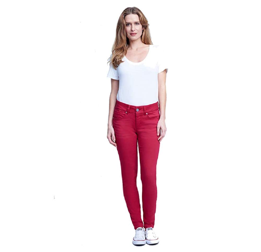 Seven7 Womens Tummyless Skinny Jean In Chili Pepper Size