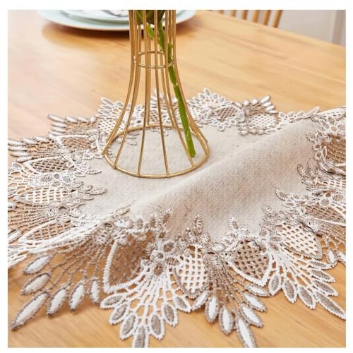 Set de table brodé 40x40 pour restaurant café et décoration de table