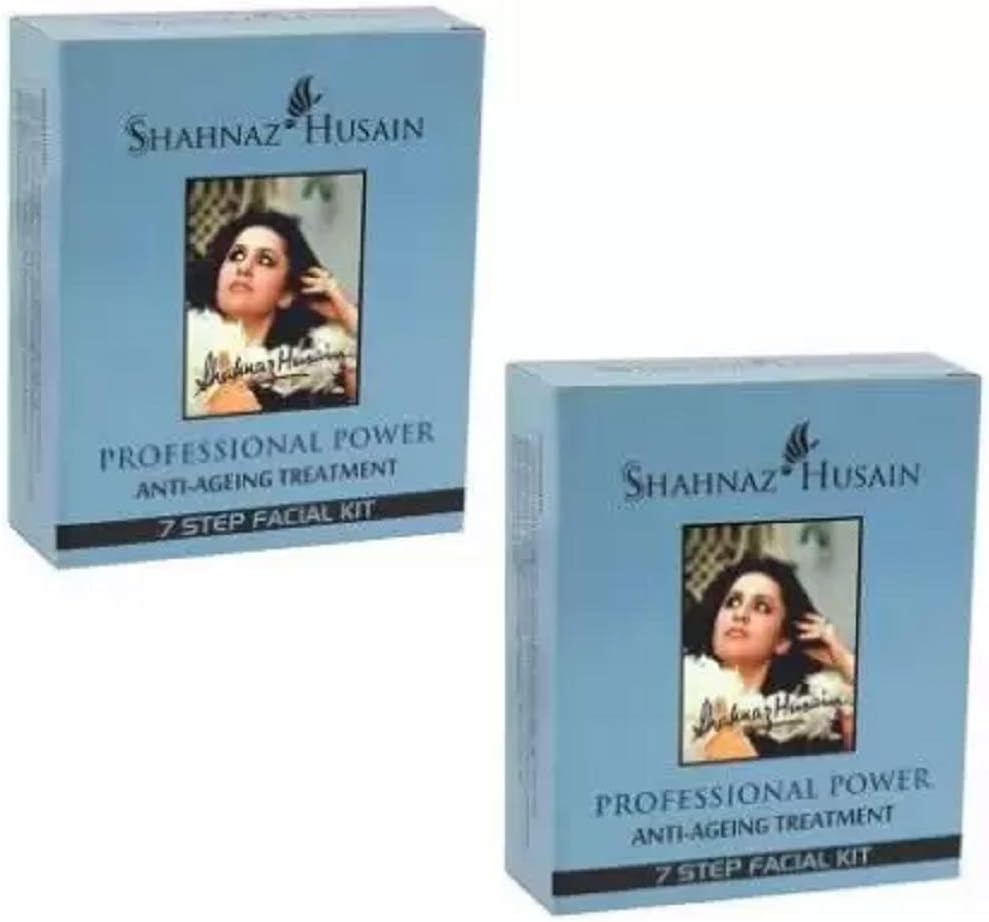 Shahnaz HusainProfessional Power Anti Ageing Treatment Facial Kit, Cream, 63 ml, 2 Count
