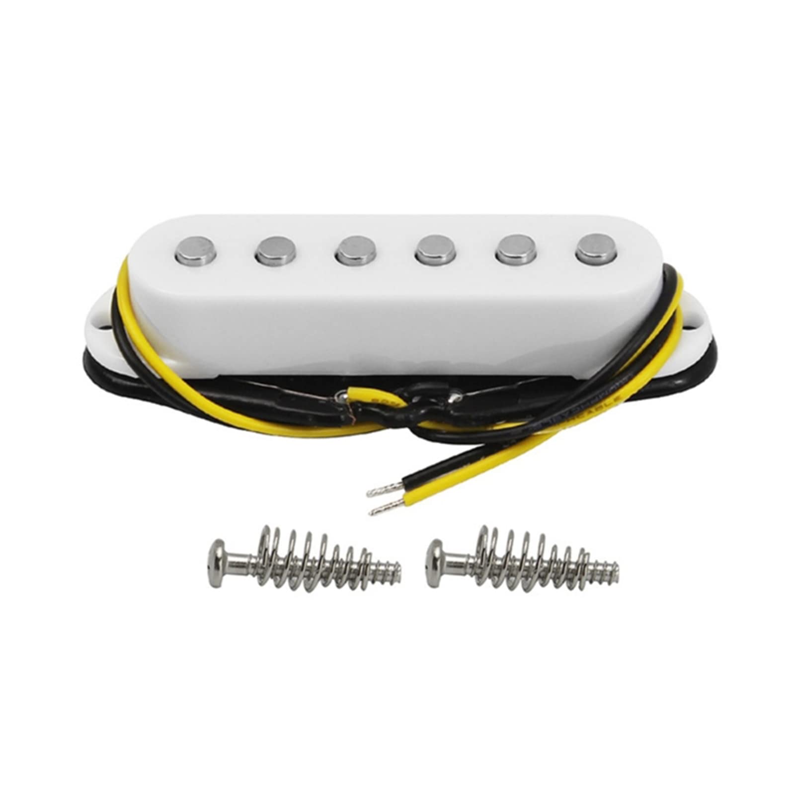 COOLHOOD 1Pc Alnico 5 Pickup Guitar Single Coil Pickup Ceremic Magnet Middle Bridge Neck/Middle/Bridge Pickup Kits for Choose