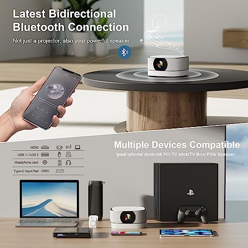 Mini-Portable-Projector-with-5G-WiFi-and-Bluetooth-1080P-600-ANSI-Battery-Powered-Outdoor-Projector-with-Electric-Focus-Lisowod-Smart-Movie-Proyector-with-Battery-for-OutdoorIndoor-Use-with-Zoom