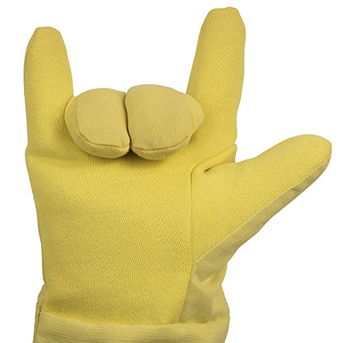 ThxToms 932°F Heat Resistant and Level 4 Cut Resistant Kevlar Work Gloves 15" , 1 Pair