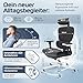 CLOUVOU ProSeat Bürostuhl Ergonomisch [TESTSIEGER] Schreibtischstuhl 100% individuell einstellbar | Büro Stuhl & Gaming Stuhl | Computerstuhl Home Office Chair Ergonomic | Drehstuhl 150 kg
