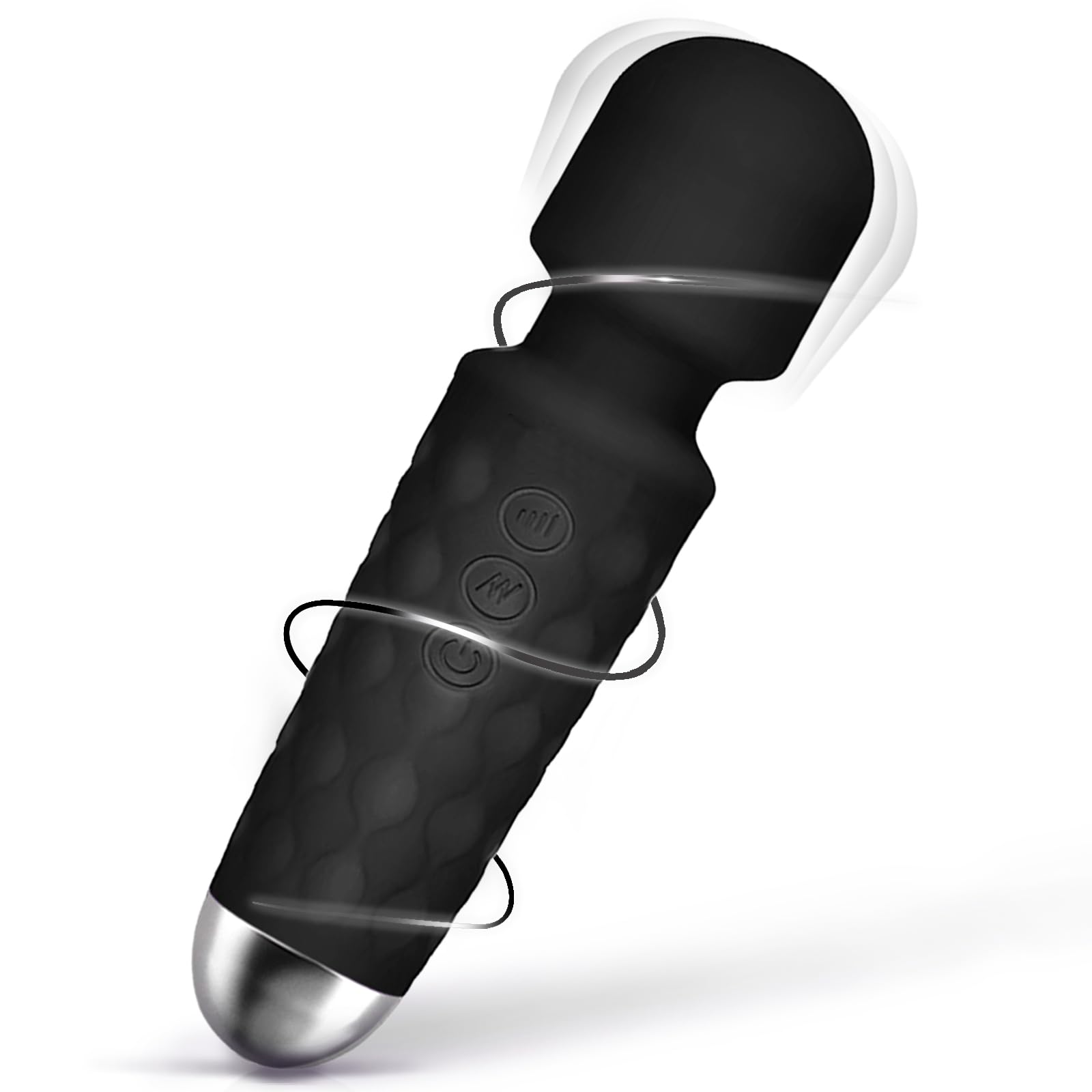 LUMIO Deep Black Body Back Relaxation Massager - Waterproof - 9 Speeds 19 Modes
