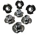 3 Prong T Nut 6-32 x 1/4" (Tee Nut) Qty: 100 Zinc Plated