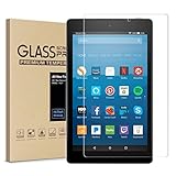 All-New Fire 7 Screen Protector,Tempered Glass Screen Protector Film for Amazon Fire 7 Tablet with Alexa (7th 2017 Release) [9H Hardness] [Crystal Clear] [Bubble Free]