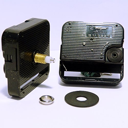 New Quartz Wellgain (BM2328 / HQ3268) Clock Movement Mechanism - DIY - Fittings - (Medium - Total Shaft Length 17mm)