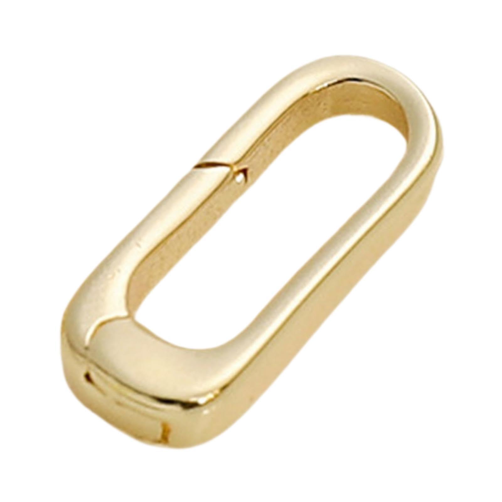 BNF®Oval Snap Push Connector Lock Closure Clasps for Keychains