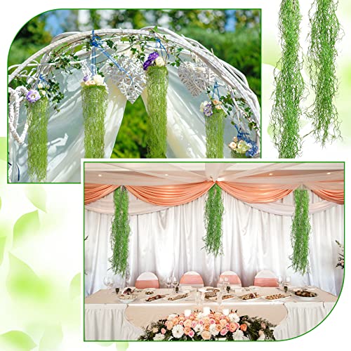 Waydress Artificial Vines Moss Faux Greenery Moss For Potted Plants Realistic Spanish Moss Hanging Plants Artificial Decor Fake Moss (Classic Style,10 Pieces) #TOP3