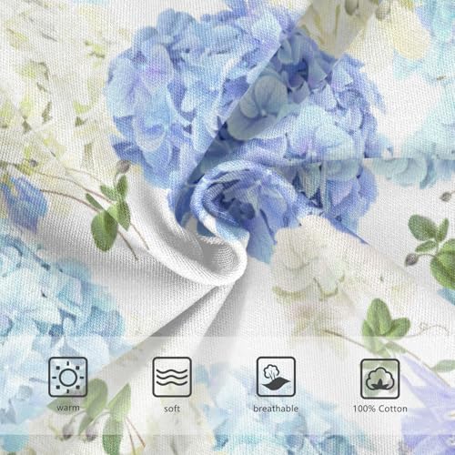 Boys' Exclusive Briefs Toddler Underwear 95% Combed Cotton Boxerbriefs 2T Hydrangea Pattern Flower 663