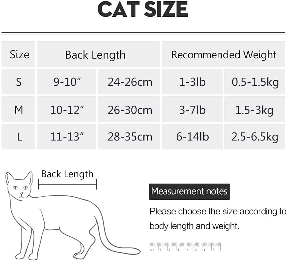 Dotoner-Cat-Professional-Recovery-Suit-Surgical-Recovery-Shirt-for-Abdominal-Wounds-Bandages-Cone-E-Collar-Alternative-for-Cats-After-Surgery-Medical-Suit-Soft-Pets-Clothing-Indoor-M-Grey