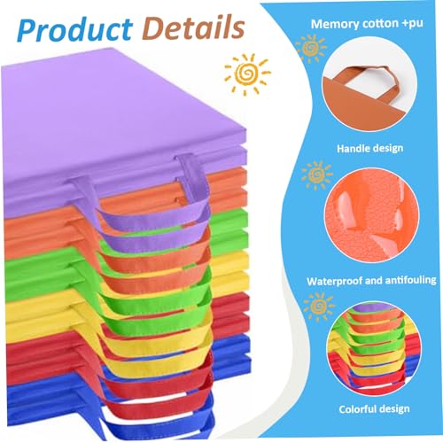 Coussins de sol imperméables de 12 pouces pour assises de maternelle