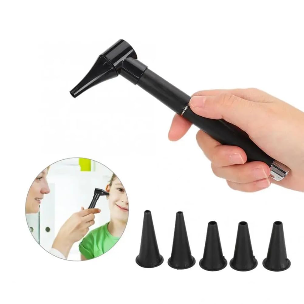 Mini Otoskop,Otoskop mit Licht,Otoskope,Tragbares Otoskop,Tragbare Ohrpflege,Geeignet für Ärzte,Krankenschwestern und Familiengebrauch,Ohne Batterien