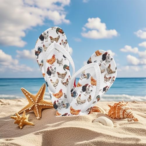 Kids Water Shoes Flip Flops Quick-Dry EVA Anti-Slip for Beach Pool Shower Swim Unisex Childrens Sandals Size 1-33