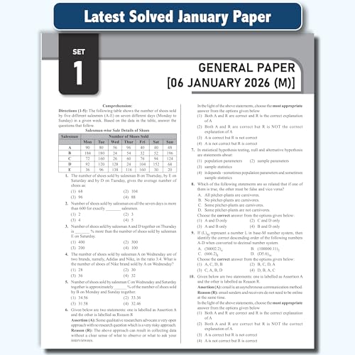 Image of PW UGC NET Paper 1 Book 2026 - Teaching & Research Aptitude PYQ | 70 Solved Papers (2009-June 2025) | Unitwise & Topicwise Previous Year Questions with Chapter Notes | NET, JRF, SET