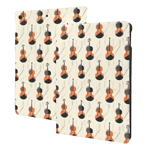 Housse iPad 10.2 anti-rayures imprimé violoncelle pour éviter les chocs