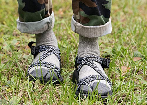 Image of V-TOE SOCKS Wool Blend Flip-Flop Tabi Hiking Athletic Or Casual Breathable Split-Toe Socks
