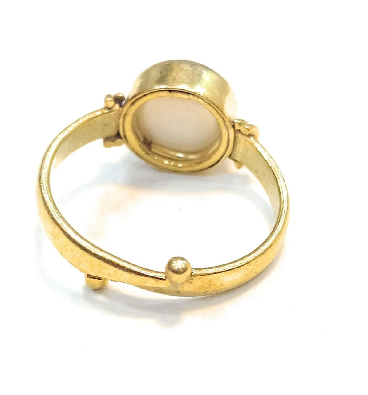 Moonstone Ring 5.55-6.25 Ratti Natural Silver Plated Ring Birthstone Astrology Rashi Ratan Adjustable Ring for Men & Women-picture-48