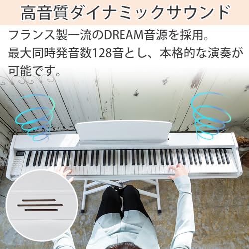 Carina 88鍵盤電子ピアノ LF0088 の商品画像 4