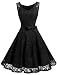 Dressystar Women Floral Lace Bridesmaid Party Dress Short Prom Dress V Neck