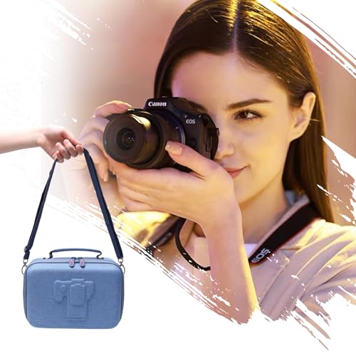 Maleta rígida para cámara con espacio para trípode azul miniatura 7