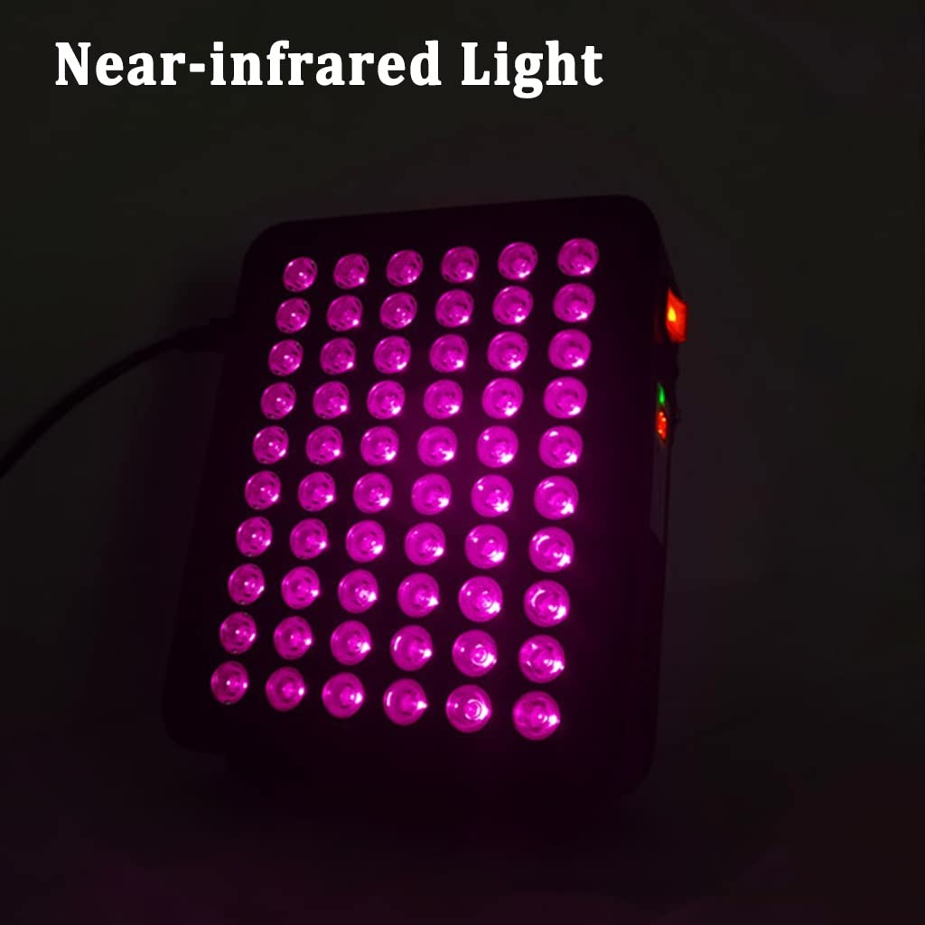 300W Dispositivo de Terapia de Luz Roja, 60 LED de Grado Clínico, (660nm y 850nm) Kit para Colgar, Panel de Alta Potencia para Aliviar el Dolor, la Salud de la Piel, la Belleza y la Energía