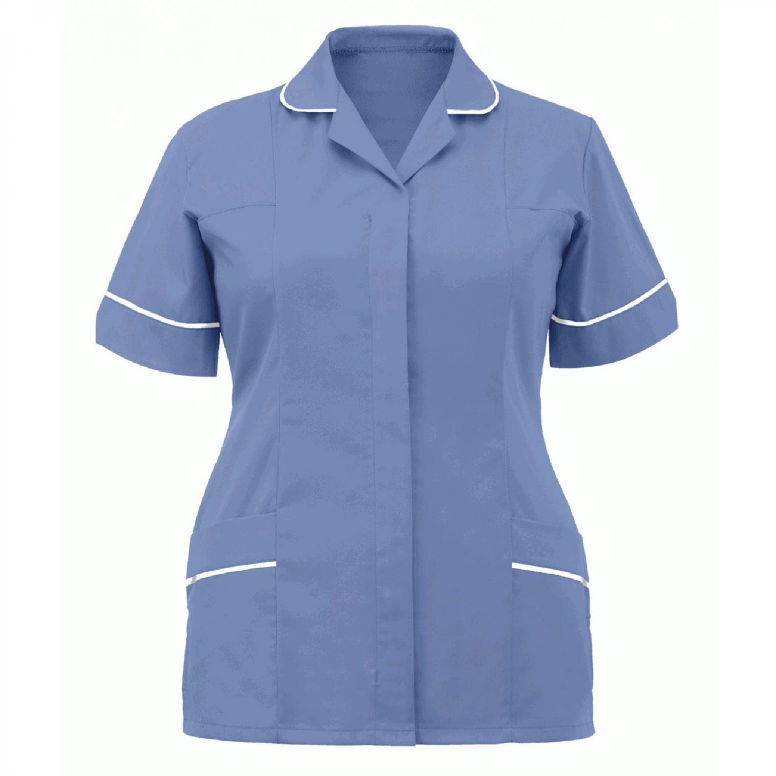 CHAOENScrubs Uniforms Women,Women's Healthcare Tunic Uniform, Short Sleeve Tops Nursing Working Uniform Set Suit, Workwear, Medical Doctors Top Hospital 2022 Work Shirt