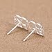 925 Sterling Silver Elephant Stud Earrings