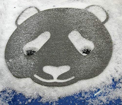 Toejamr Snowboard Stomp Pad - Panda Bear Face - Gray #TOP6