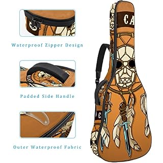 Étui de protection rembourré pour guitare classique acoustique Motif carte de l’Afrique, Multicolore 05, 42.9×16.9×4.7… - Les Beatles, Paul McCartney, John Lennon, RIngo Starr, George Harrison Étui de protection rembourré pour guitare classique acoustique Motif carte de l'Afrique, Multicolore 05, 42.9x16.9x4.7… – Image 4