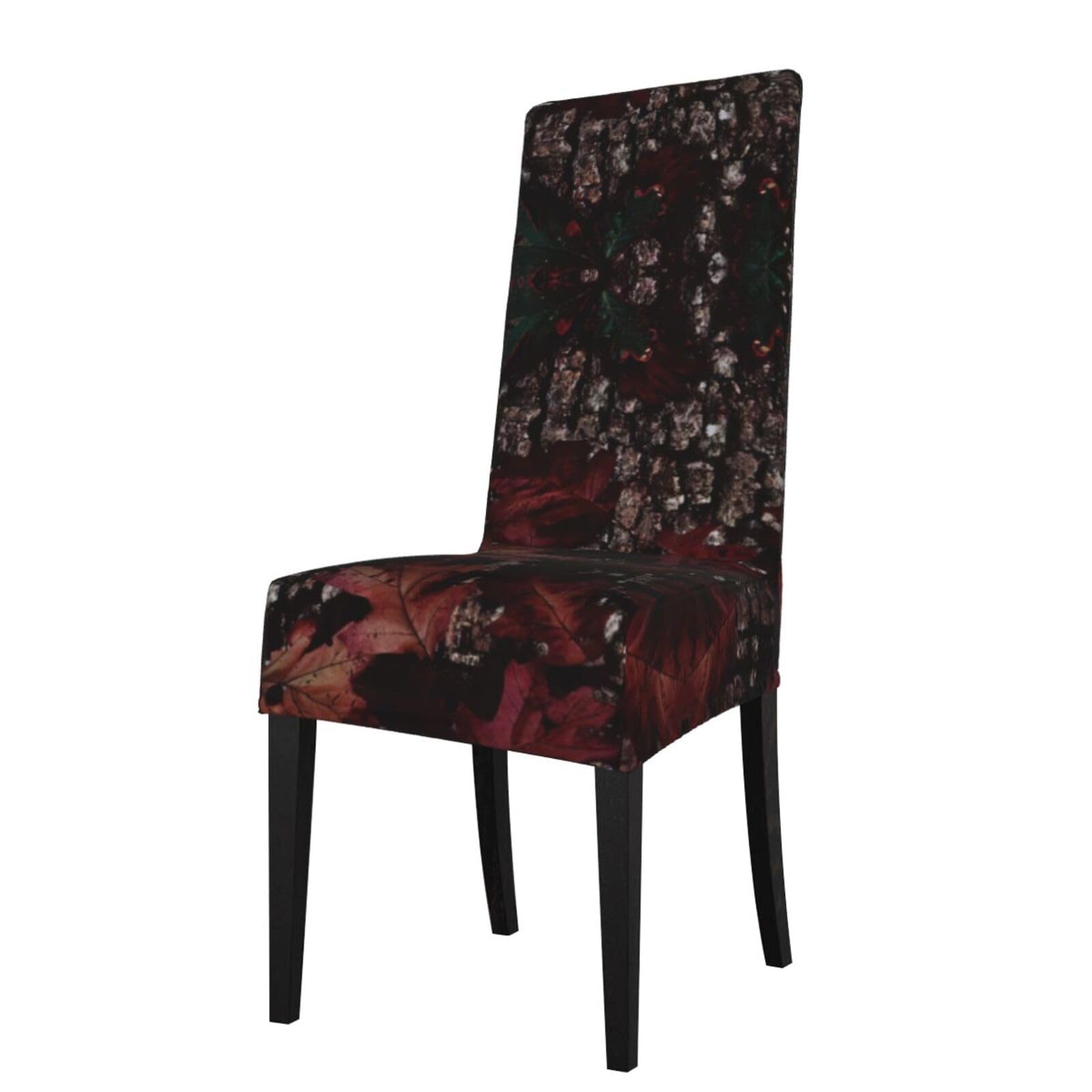 HJFCZH Outfitter Tuff Camo Prints Dining Chair Throw Covers – Stretchable Slipcovers for Chair Seat Back – Protect Furniture from Kids & Pets – Easy Care, No Ironing Needed