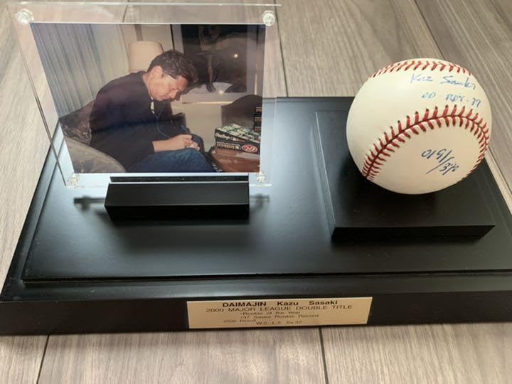 大魔神佐々木主浩新人王限定サインボール