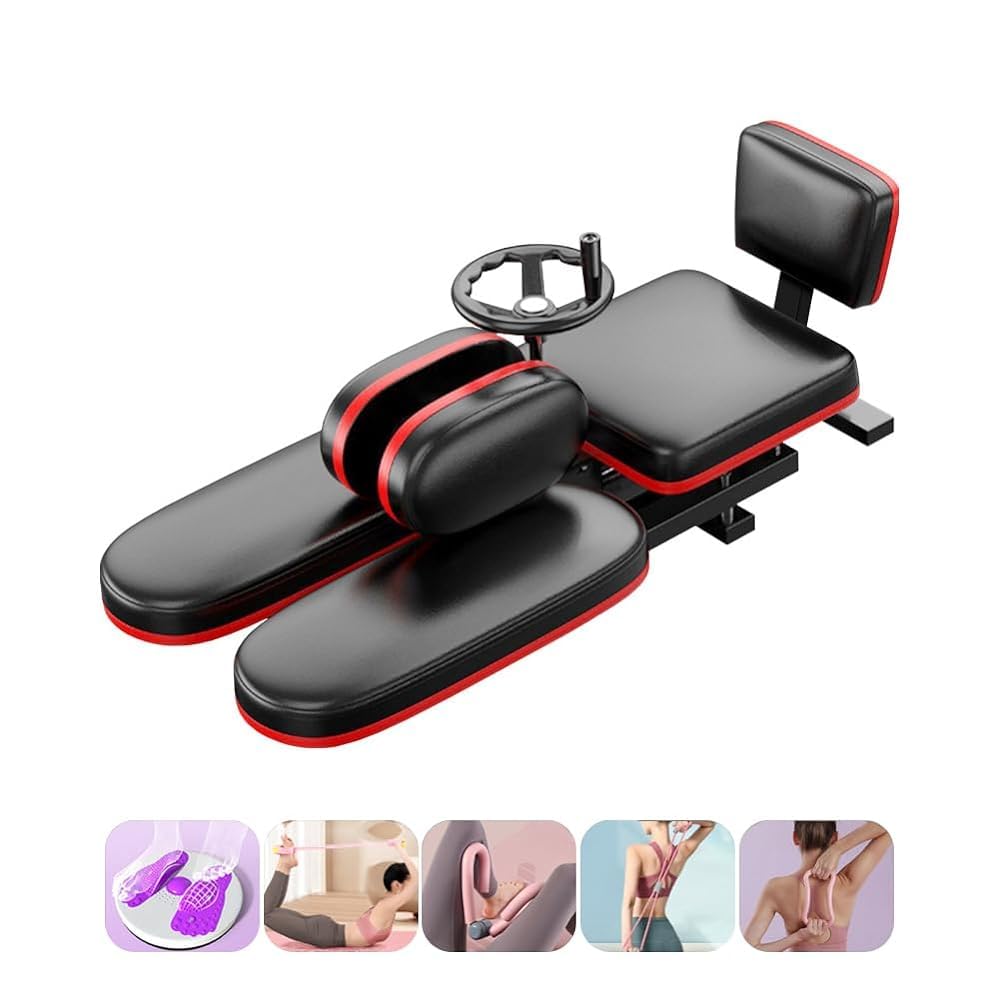 HCLSHOP Stretcher Five Piece Set 220lbs Improve Leg Flexibility and Shape Leg Split Stretch Machine Leg Training Machine for Dance Martial Arts Ballet Yoga Home Gym