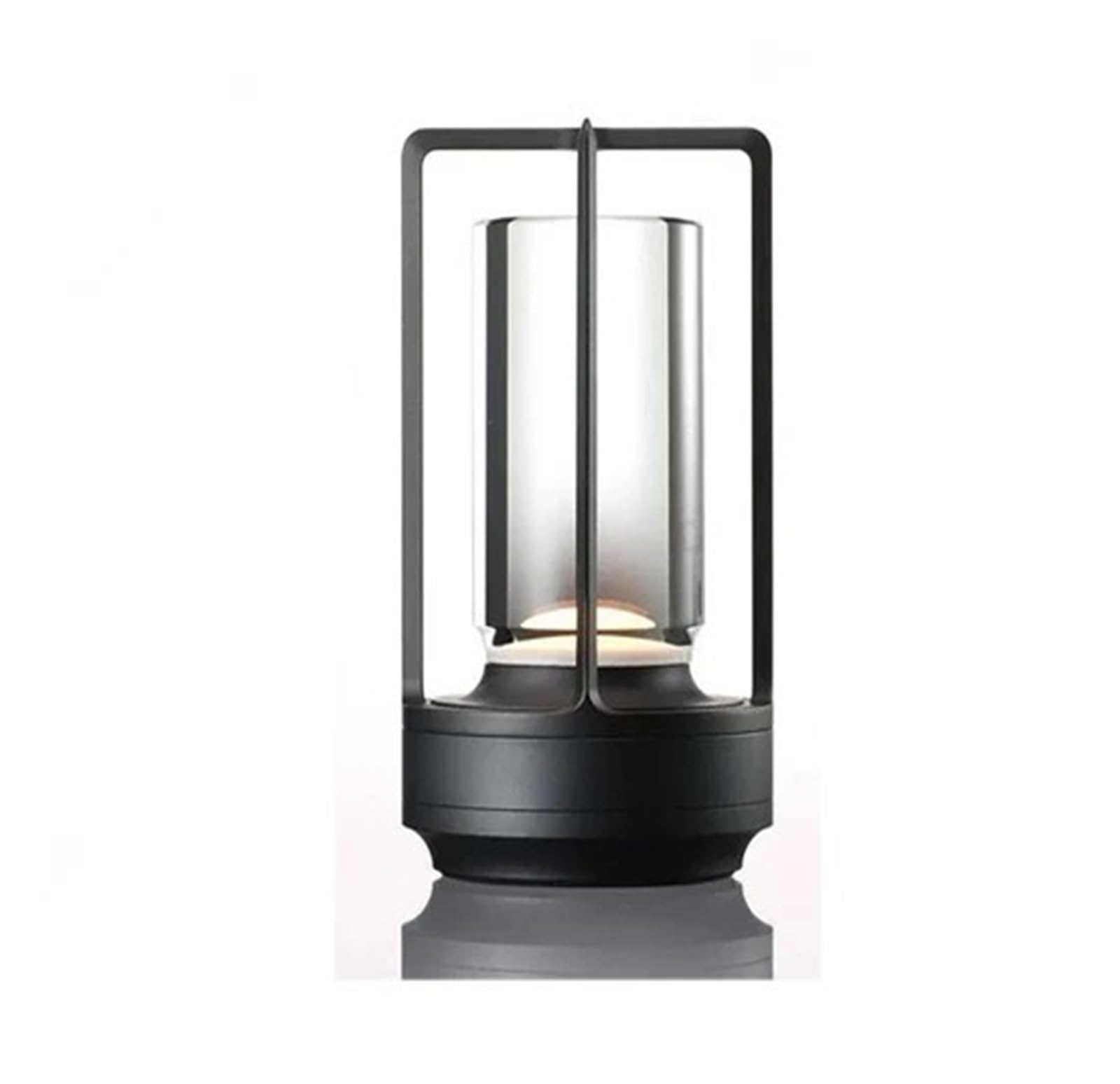 CKAFZMYJQBT Rechargeable Retro LED Table Lamp - Cordless Touch Dimming Plastic Desk Light for Bedroom, Bar, Outdoor