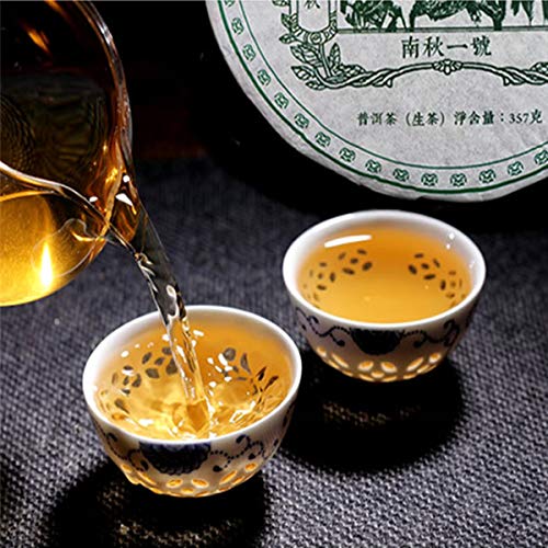 100g Yunnan Organic Raw Pu-Erh Tea Premium Islandés Puer Tea Cake Té prensado - Imagen 7