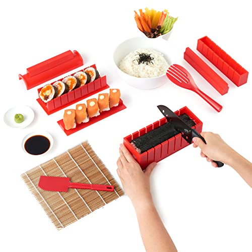 Aya Sushi Maker 3 - Sushi Making Kit - Premium 25 Piece Sushi Set - AI Assistant - Recipes - Video Tutorials - Sushi Knife & Bamboo Mat - Easy and Fun - Sushi Rolls - Beginners and Experts - Image 3