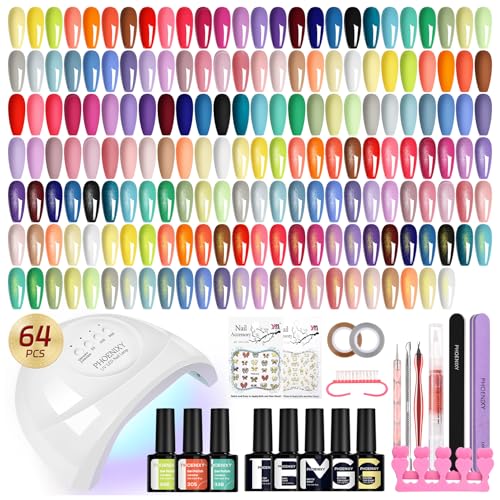 phoenixy Gel Nail Polish Kit with U V Light